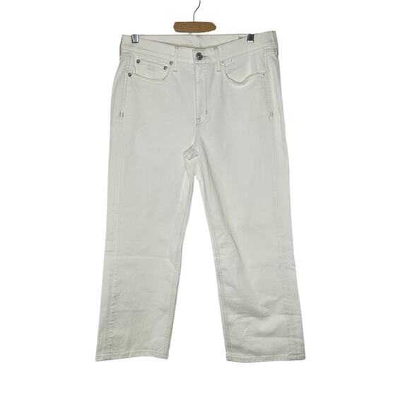 NWOT AYR Womens The Easy Easy Jean‎ 30 Cropped Straight Pockets Organic Cotton - Picture 1 of 10